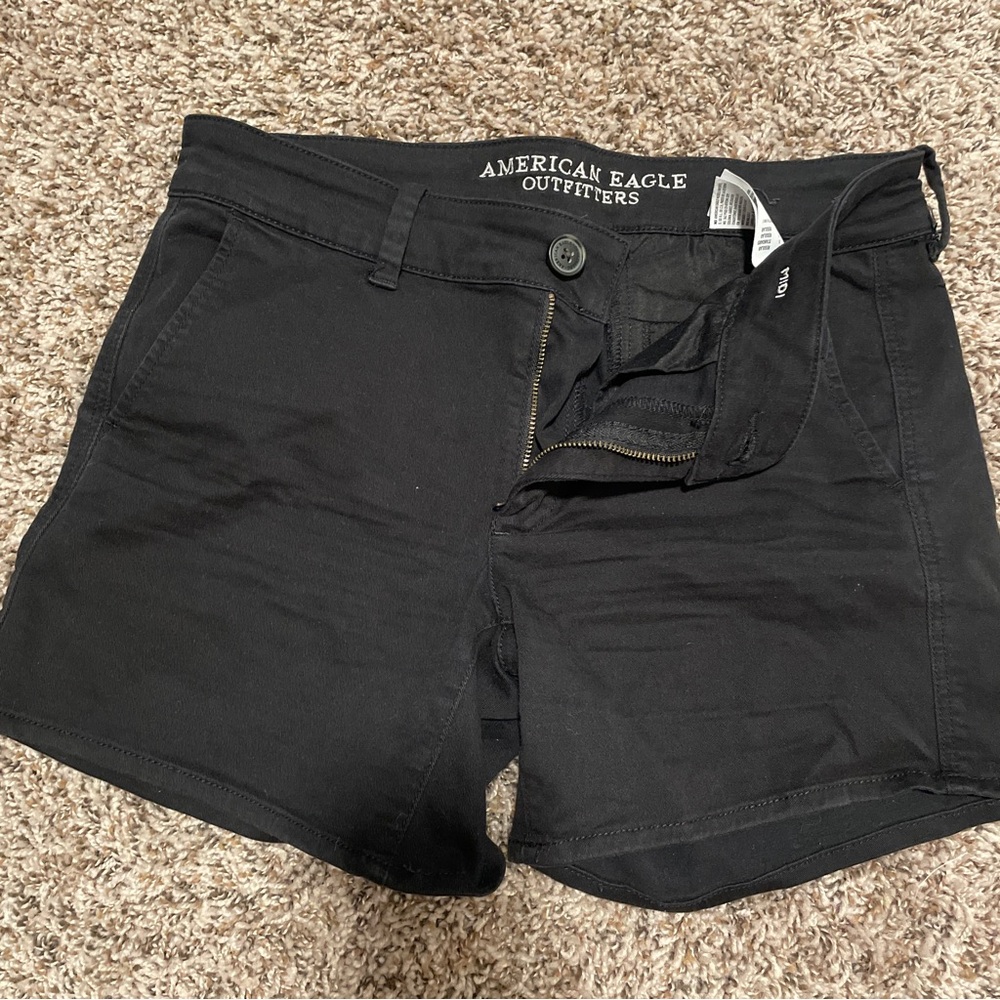 Black Stretch Shorts